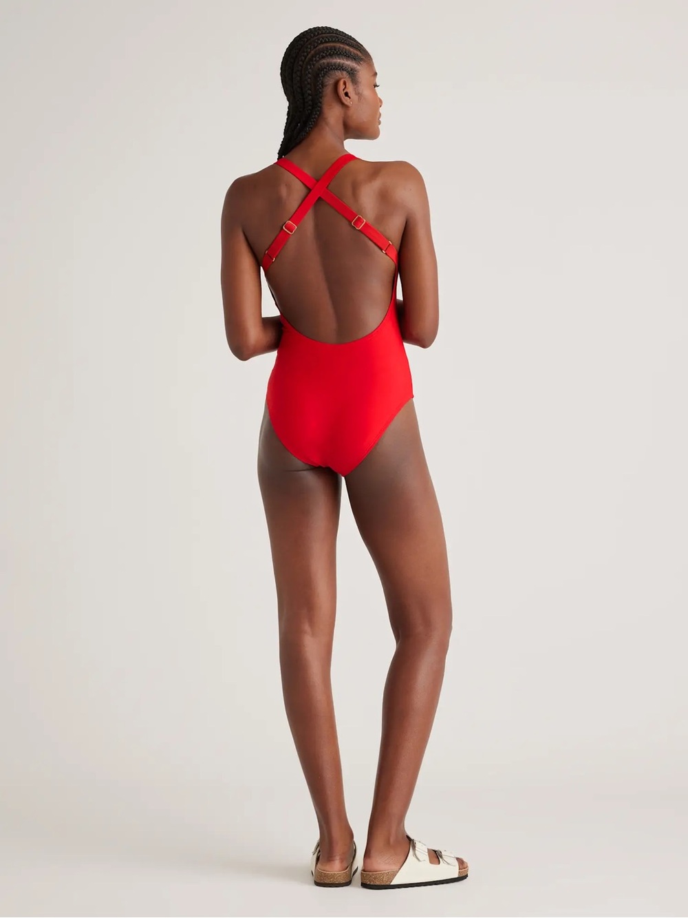 Quince Criss Cross Back Swimsuit